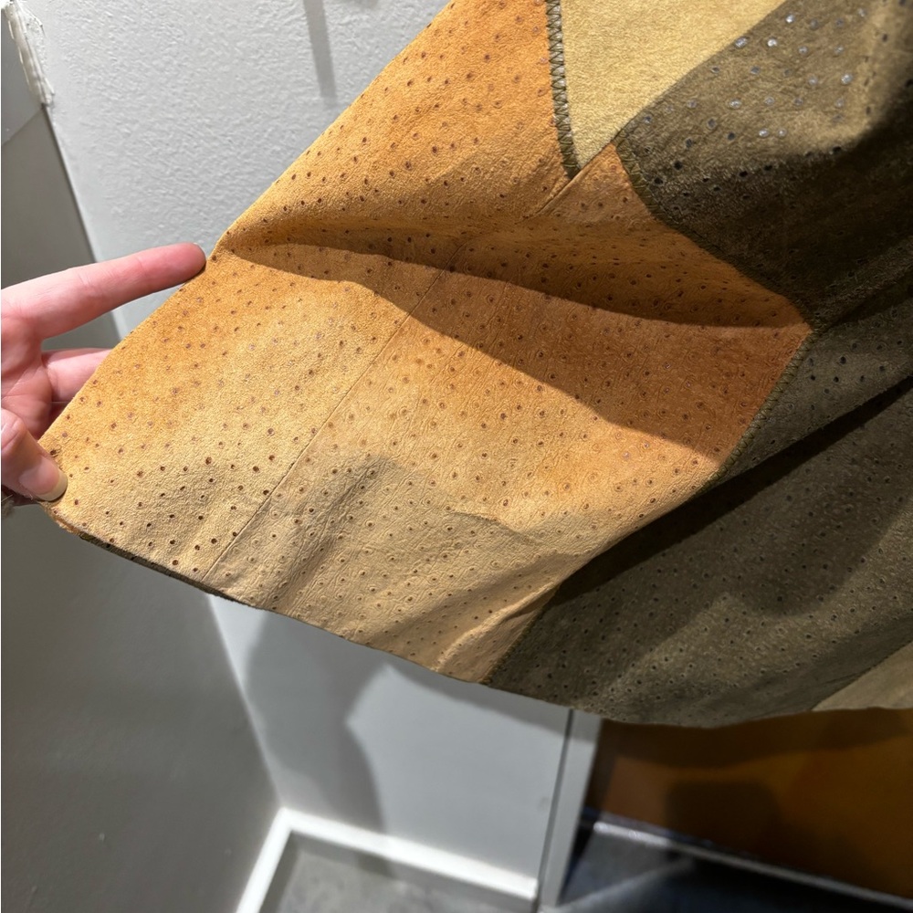 Pierre Balmain Multicolor Patchwork Trench Coat - image 7